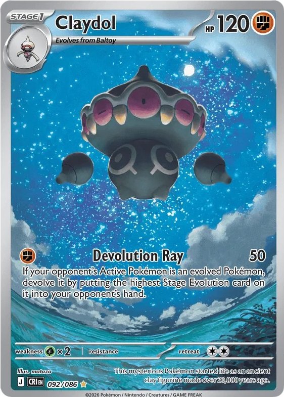Claydol 092/086 - Chaos Rising