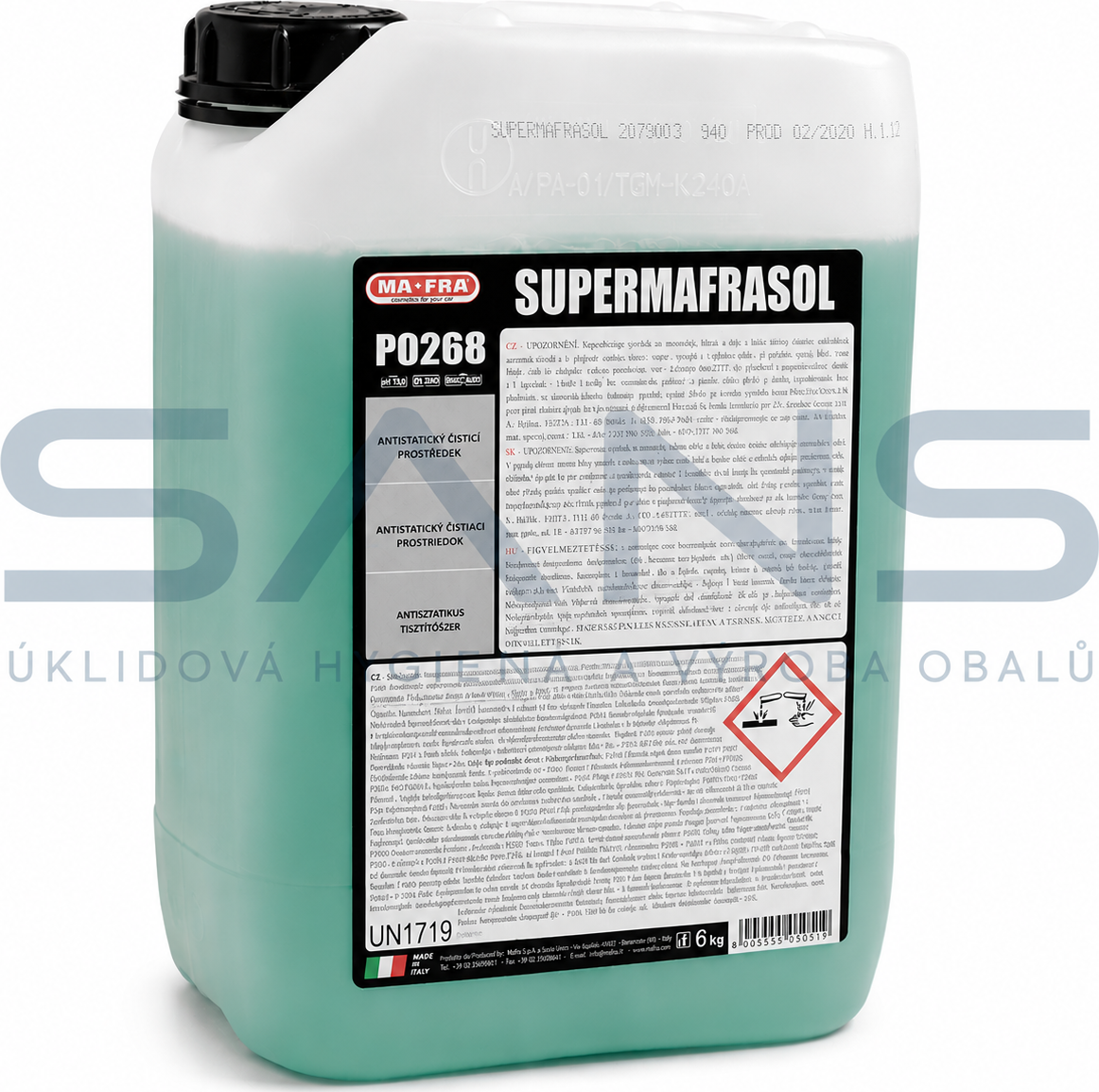 MAFRA Supermafrasol - antistatický detergent 6 kg