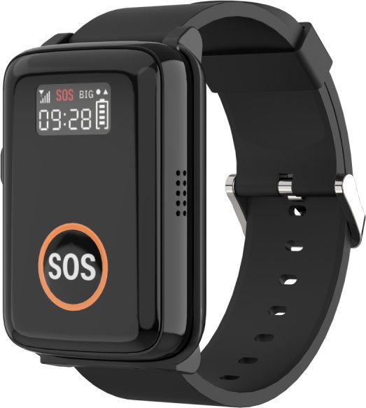 Secutek GPS lokátor pro seniory S18 – SOS tlačítko, detekce pádu, 4G, WiFi, Bluetooth, SmartGoCare