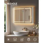 VASAGLE Zrcadlová skříňka do koupelny s…
