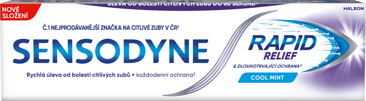 SENSODYNE zubní pasta Rapid Relief Cool Mint