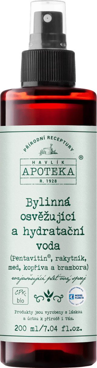 HAVLÍK APOTEKA bylinná osvěžující a hydratační pleťová voda