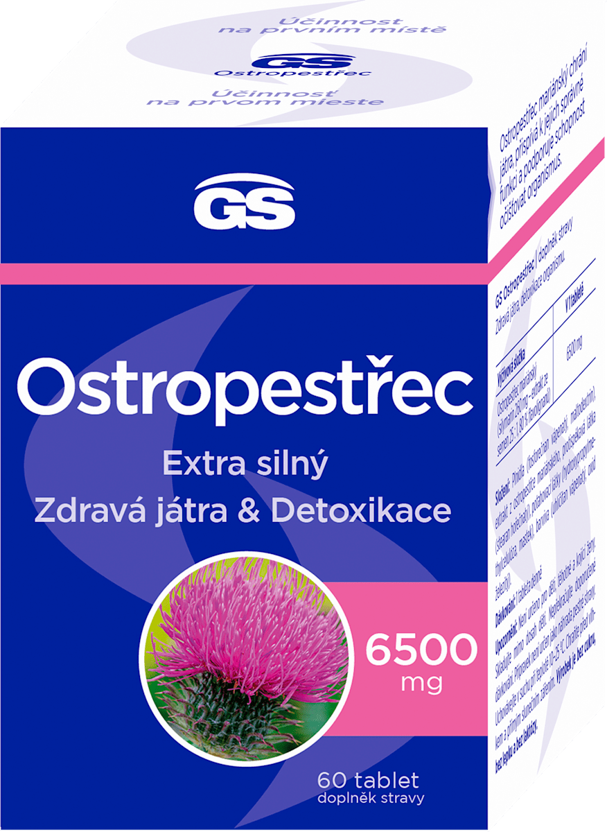 GS Ostropestřec mariánský 6500 mg