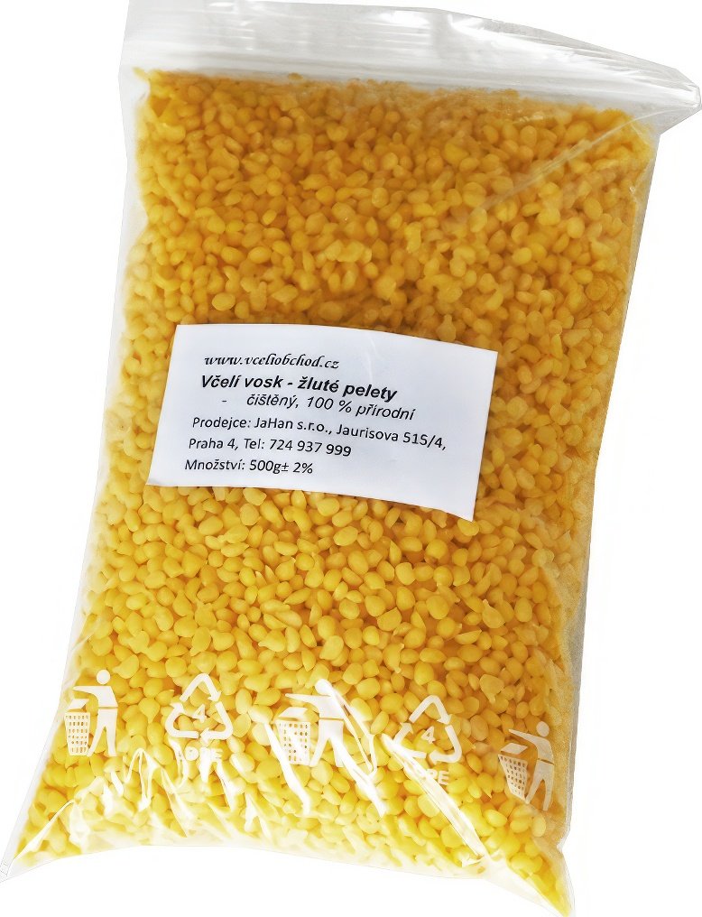 JaHan Včelí vosk - žluté pelety - 500 g