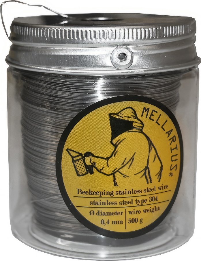 Mellarius Drátek včelařský MELLARIUS - nerez s odvíječem 500 g