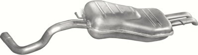 POLMO 24.37Zadní tlumič - díl výfuku SEAT Toledo 2 (98-06) 1.9 TDi , ŠKODA Octavia 1 (96-10) 1.9 TDi , VOLKSWAGEN Bora 1 (98-13) 1.9 TDi , VOLKSWAGEN Golf 4 (97-06) 1.9 TDi