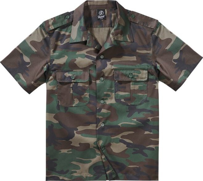 Košile US Shirt Shortsleeve woodland velikost S