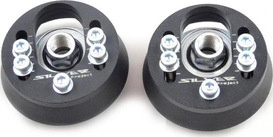 Přední horní uložení tlumičů (Pillowball Top Mounts) Silver Project Seat Ibiza 6J / Leon 1M / Toledo 1M/KG / Mii AA