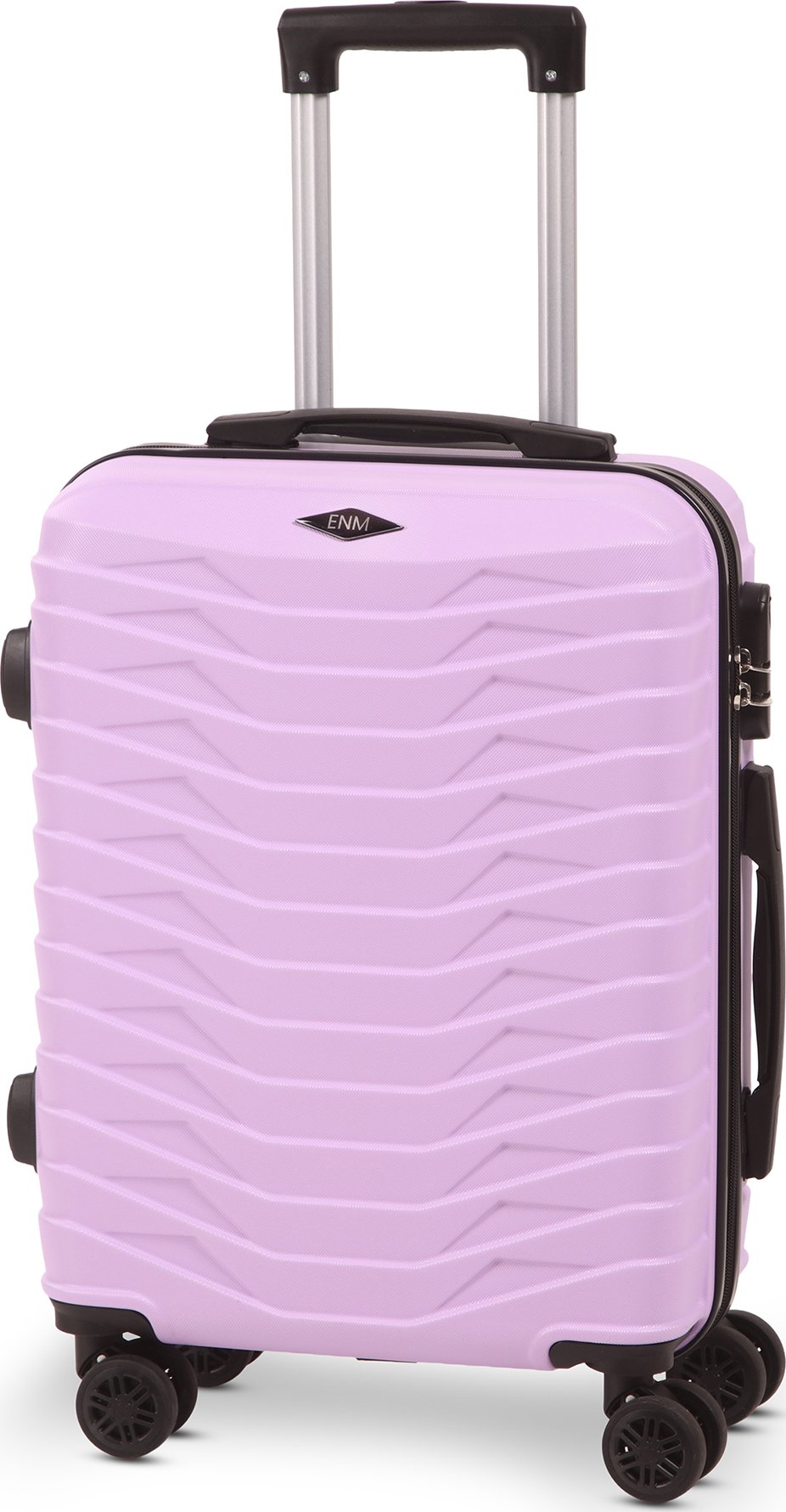 Kabinový kufr ENM Trento pro Ryanair - světle fialový 40 l, 55x40x20 cm, S