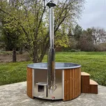 amRelax Koupací sud s hydromasážním a…
