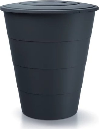 Sud na dešťovou vodu – Smooth 210 l (š. 75 cm × d. 75 cm × v. 87 cm), antracit