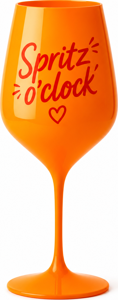 Plastová sklenice - spritz o'clock