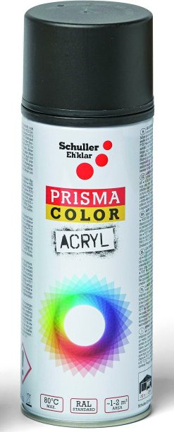 Schuller Prisma Color Barva ve spreji 400ml RAL 9005M Černá Matná