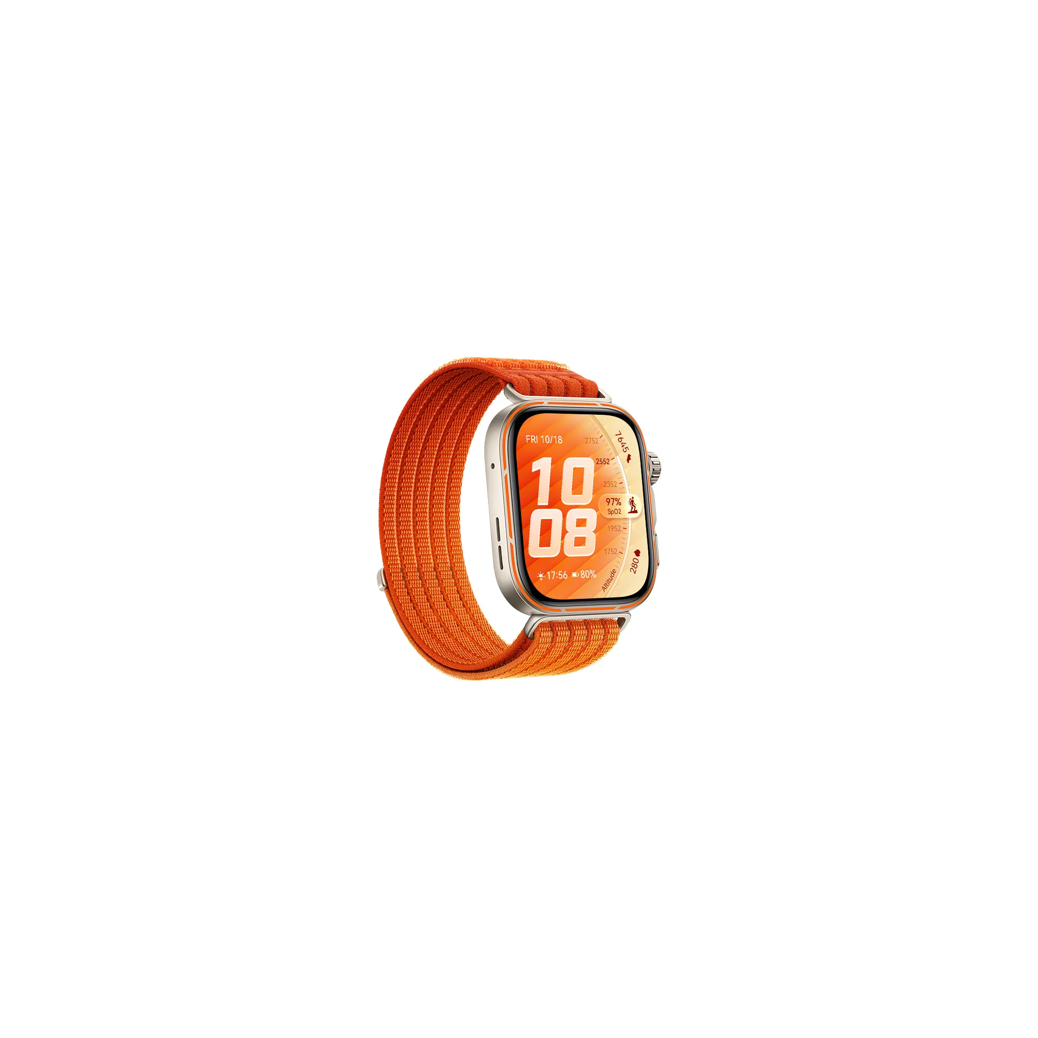 Fotografie 3 - Chytré hodinky HUAWEI Watch Fit 5 Pro oranžové