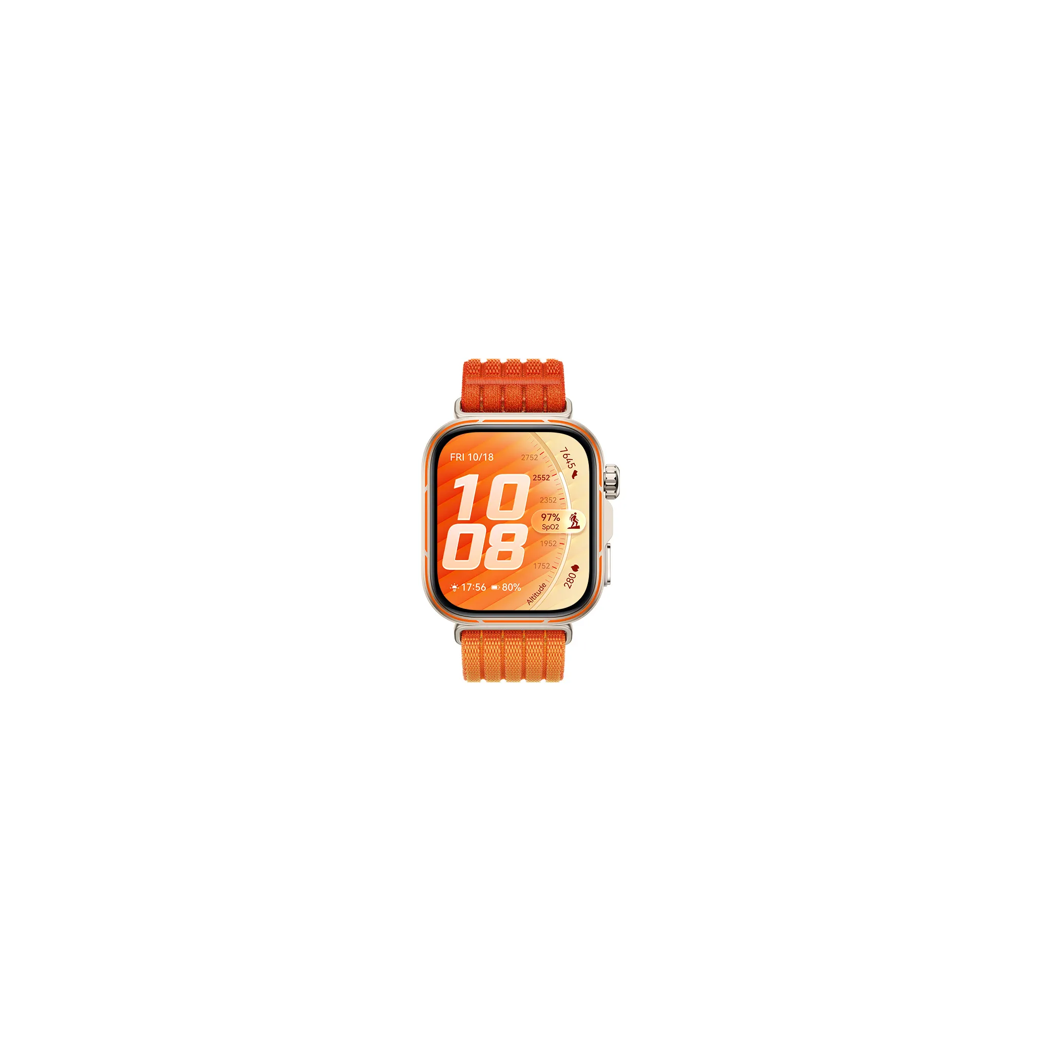 Fotografie 1 - Chytré hodinky HUAWEI Watch Fit 5 Pro oranžové