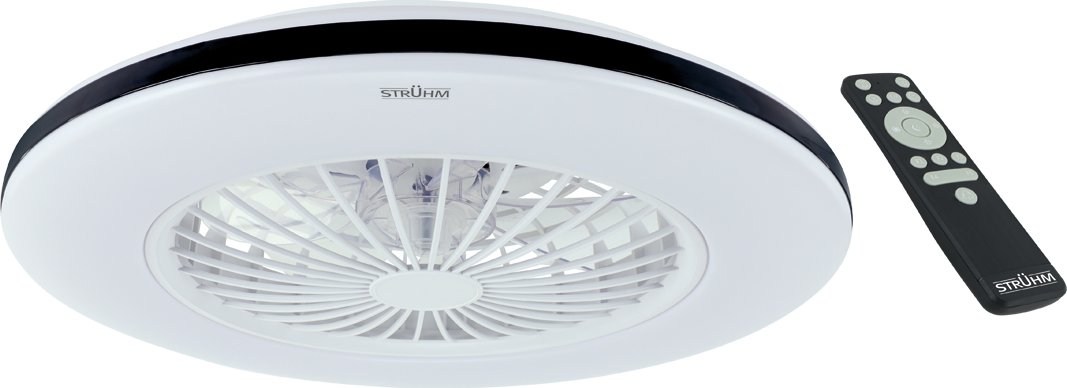 Stropní LED svítidlo s ventilátorem HALNY 48W 3CCT