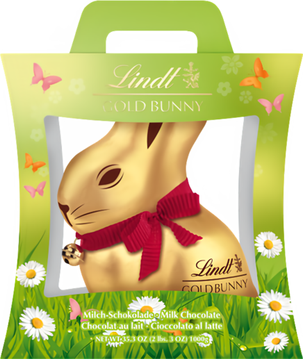 Lindt Zlatý Zajíček mléčná čokoláda 1kg
