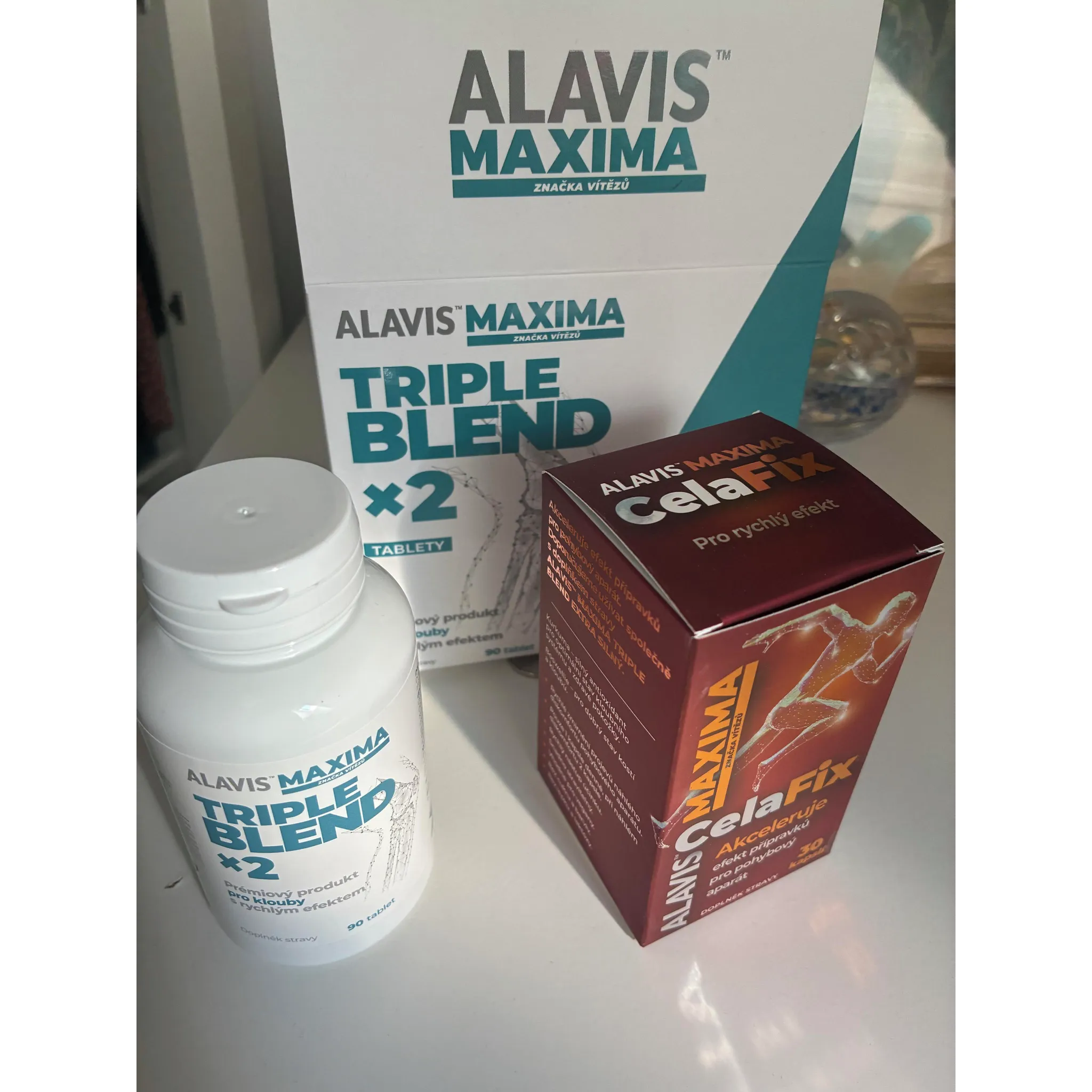 Fotografie 3 - Kloubní výživa Barnys Triple Blend x2 90 tbl. + Alavis Maxima Celafix 30 cps.