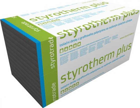 Styrotrade fasádní polystyren STYROTHERM PLUS 100 šedý 150 mm