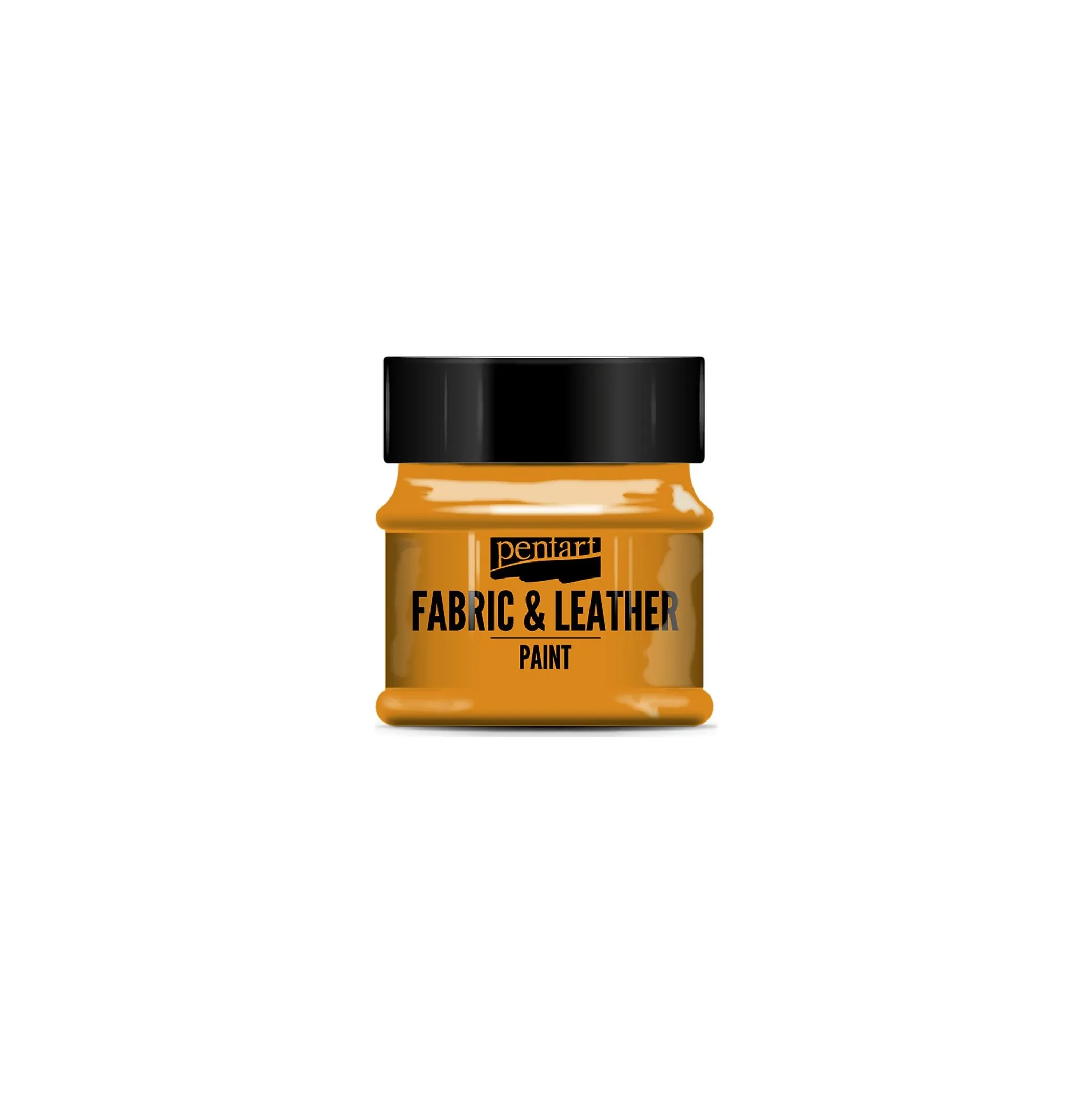 Fotografie 1 - Speciální výtvarná barva Pentart Barva na kůži a textil 50 ml oranžová