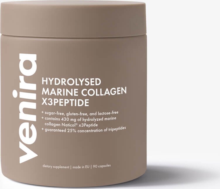 VENIRA hydrolyzovaný mořský kolagen x3Peptide, 90 kapslí