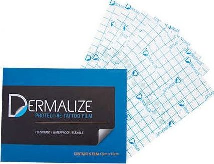 DERMALIZE Pro - Protective Tattoo Film 15cm x 10cm - 5 ks