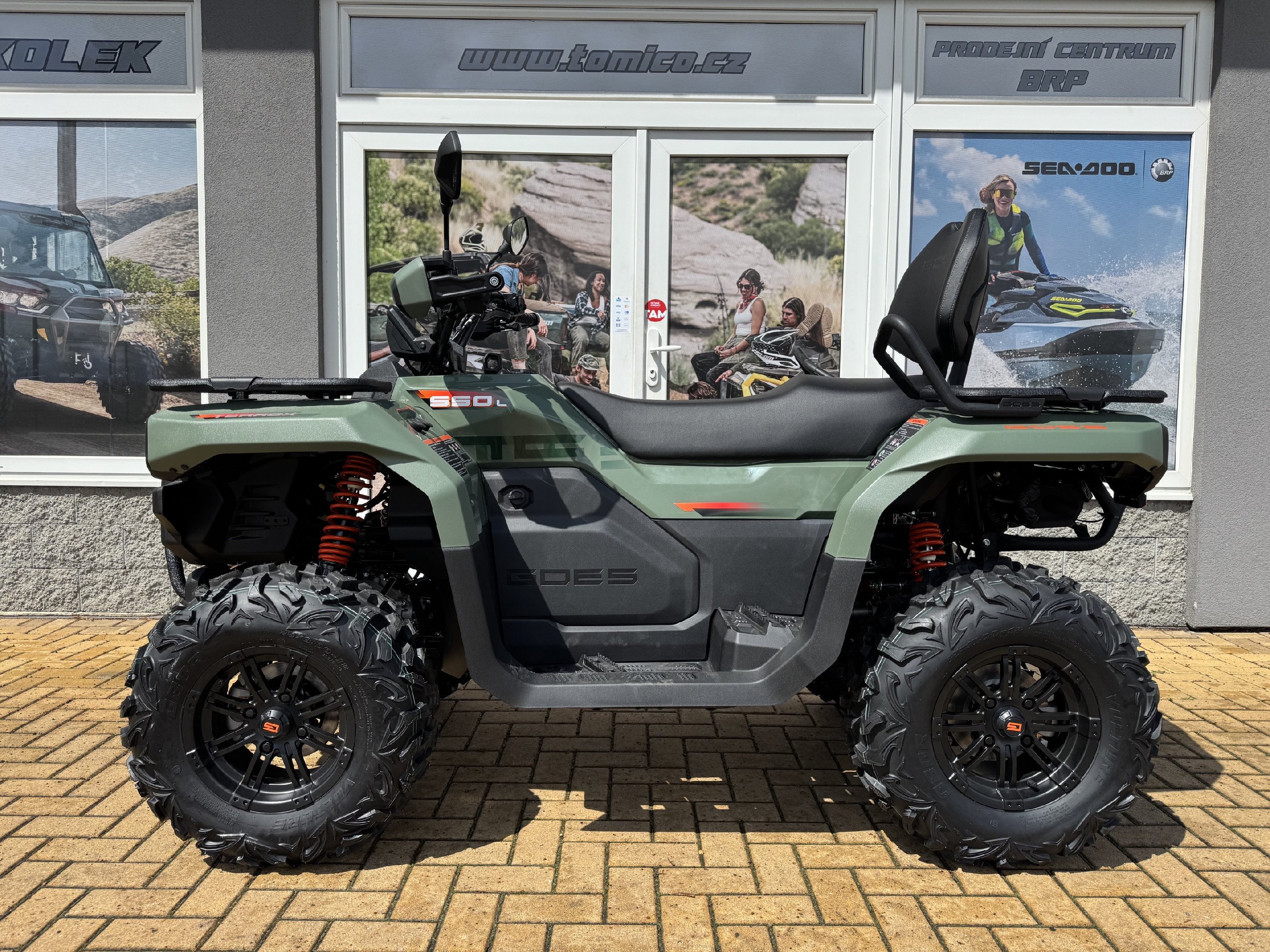 čtyřkolka GOES Terrox 550-A EPS T3b zelené barvy