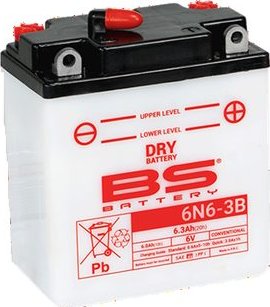 BS-BATTERY Konvenční motocyklová baterie BS-BATTERY 6N6-3B