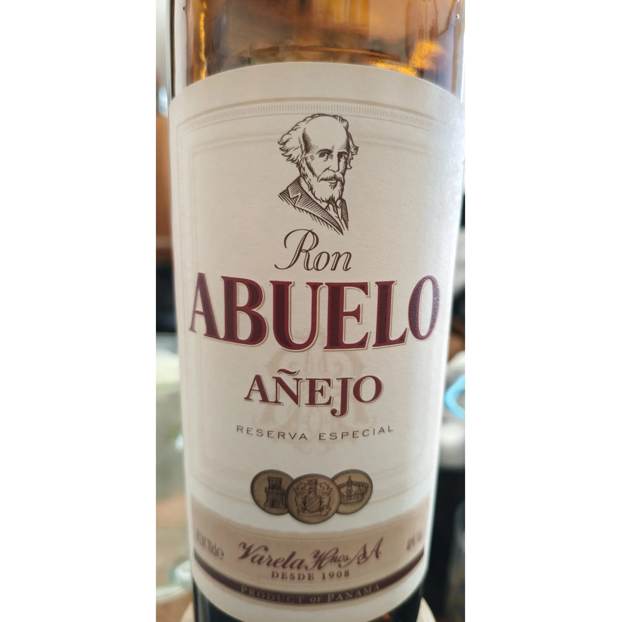 Fotografie 2 - Rum Ron Abuelo 7 y.o. 40 % 0,7 l