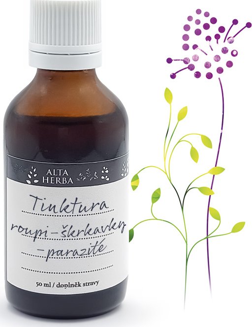 Alta Herba Roupi, škrkavky, parazité - tinktura 50ml