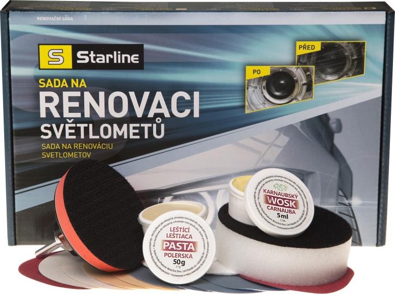 Starline sada na renovaci světlometů malá