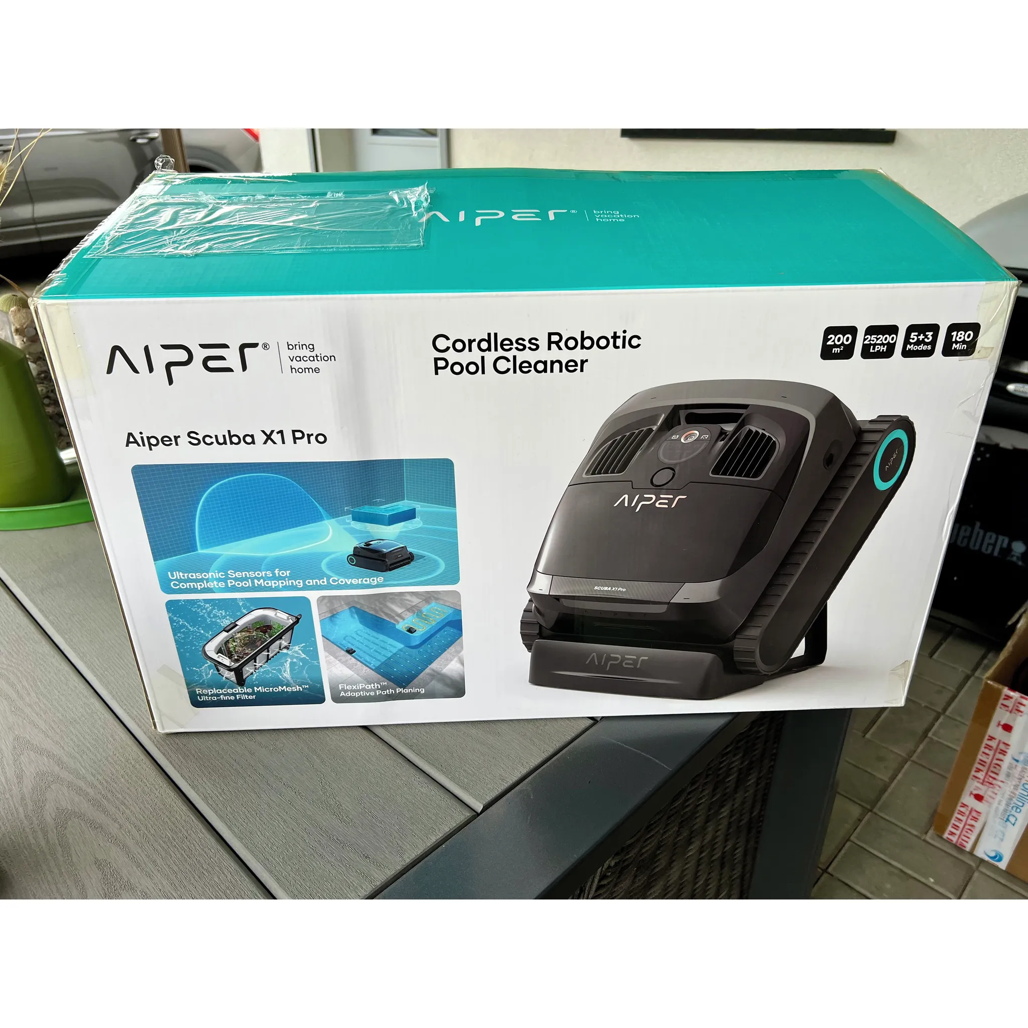 Fotografie 3 - Automatický bazénový vysavač Aiper Scuba X1 Pro