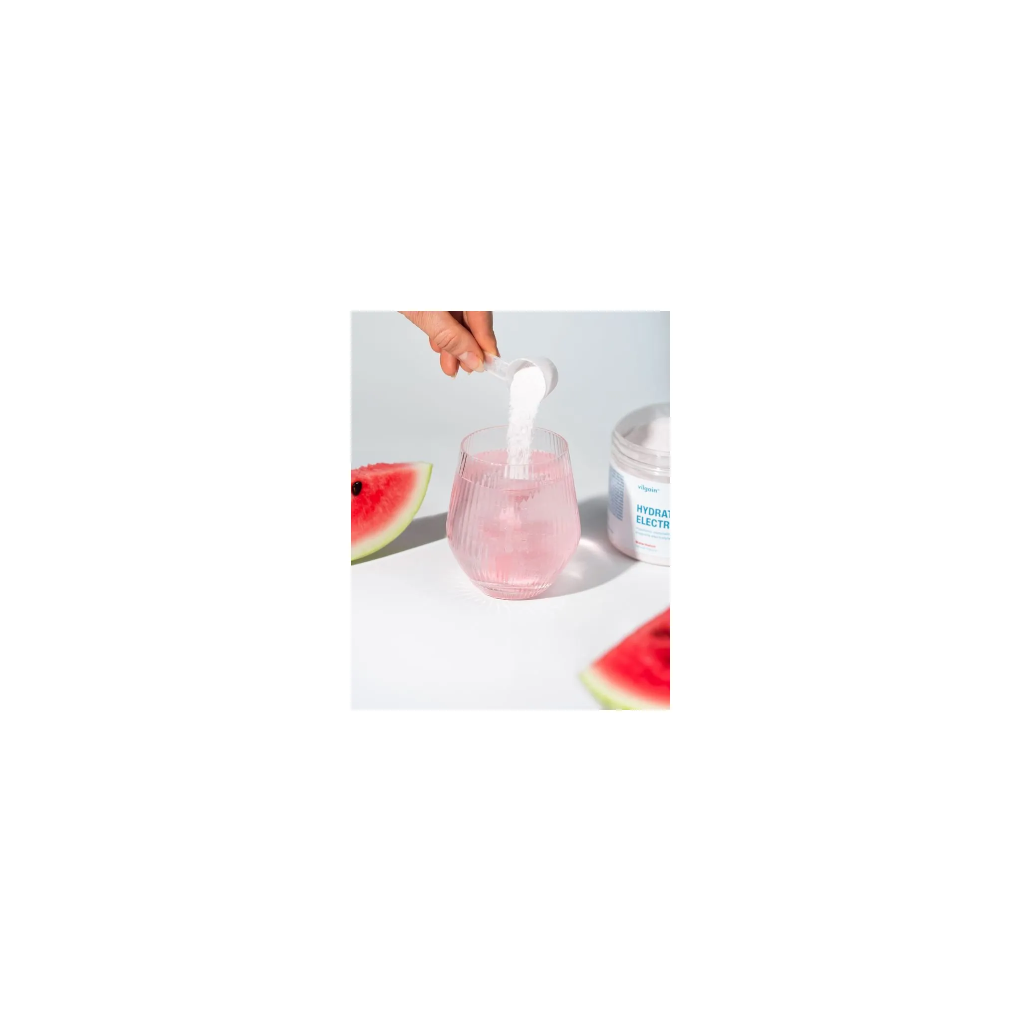 Fotografie 2 - Iontový nápoj Vilgain Hydrate Electrolytes 320 g meloun