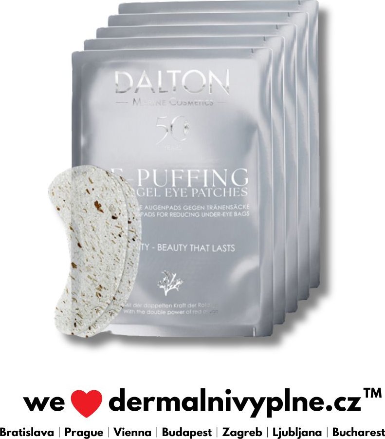FACE CARE – De-Puffing Hydrogel Eye Patches – Revitalizační hydrogelové polštářky pod oči proti otokům, 2ks