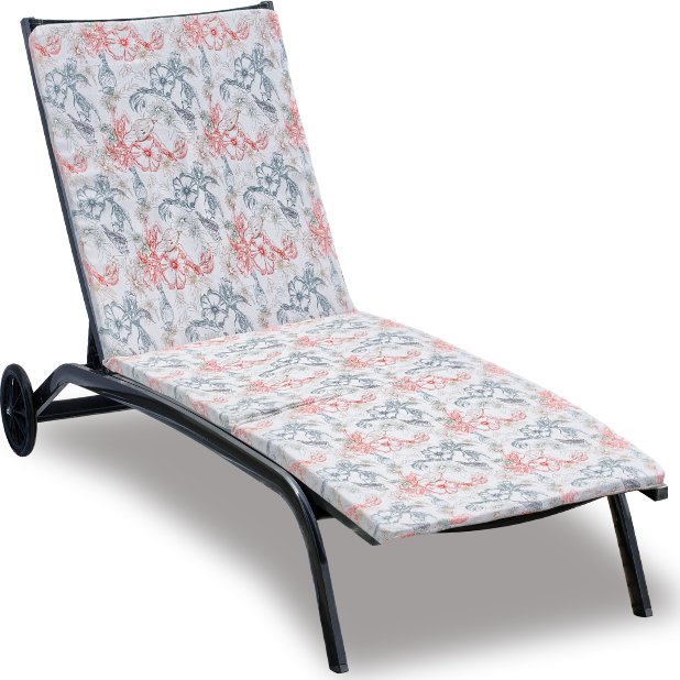 Bellatex s.r.o. Polstr na plážové lehátko - potah na zip - 60x180 cm - Ptáček