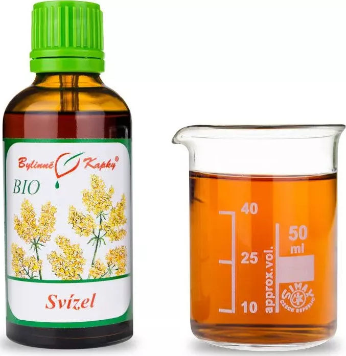 Bylinné kapky s.r.o. | Svízel syřišťový BIO - bylinné kapky (tinktura) 50 ml BIO395 CZ-BIO-002