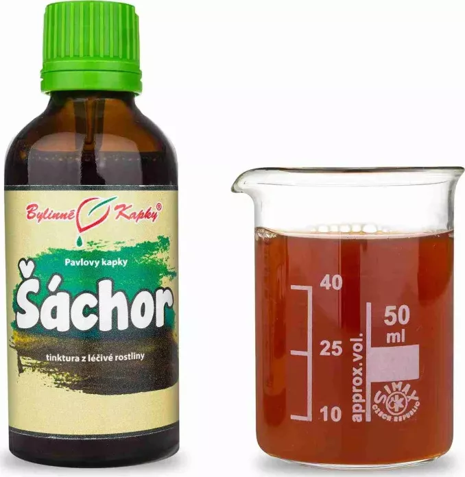 Bylinné kapky s.r.o. | Šáchor tinktura TCM 50 ml | Pavlovy bylinné kapky ALOJ0003-58