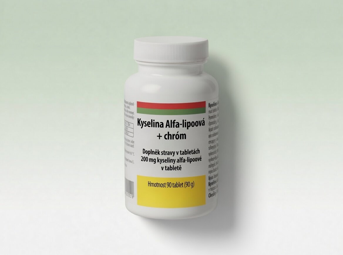 Kyselina alfa lipoová (kyselina thioktová, Vitamin B13) - Dopl. stravy