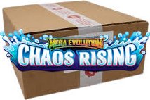 Pokémon TCG Mega Evolution Chaos Rising Booster Bundle Case 25 bundlů