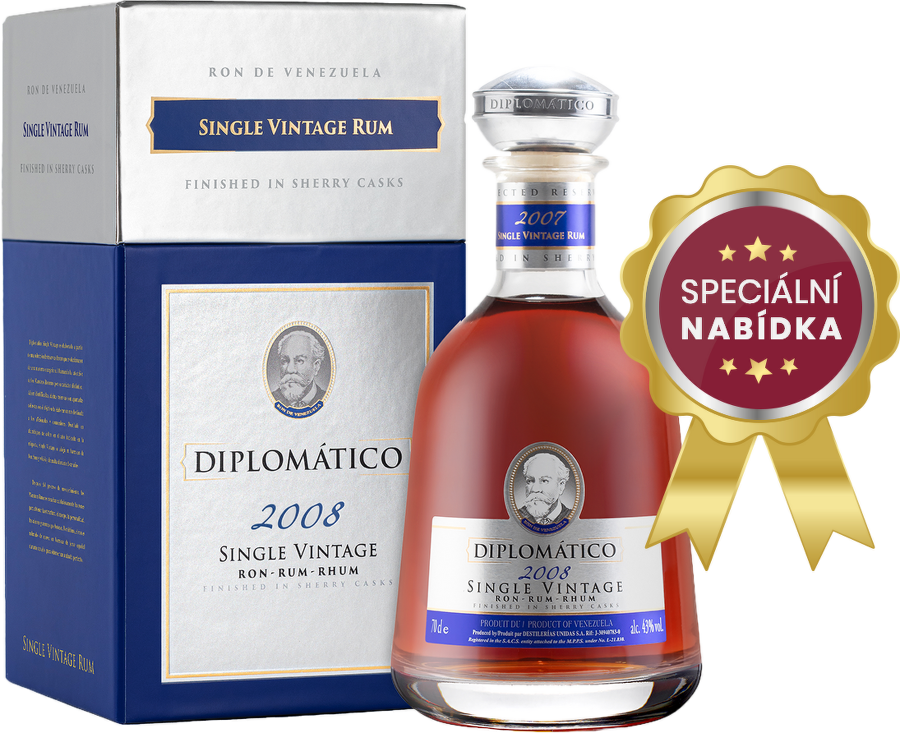 Diplomatico Single Vintage 2008 43% 0,7 l (karton)