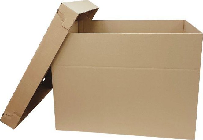 Kartonový půlbox dno + víko 800×600×600 mm, 5 VL