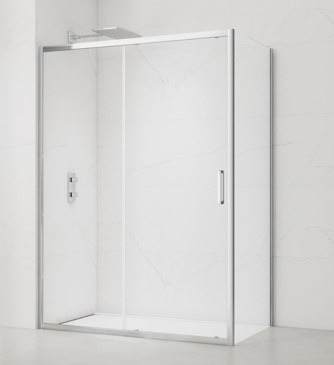 Sprchový kout obdélník 100x90 cm SAT TEX SIKOTEXD100STENA90 - SIKOTEXD100STENA90