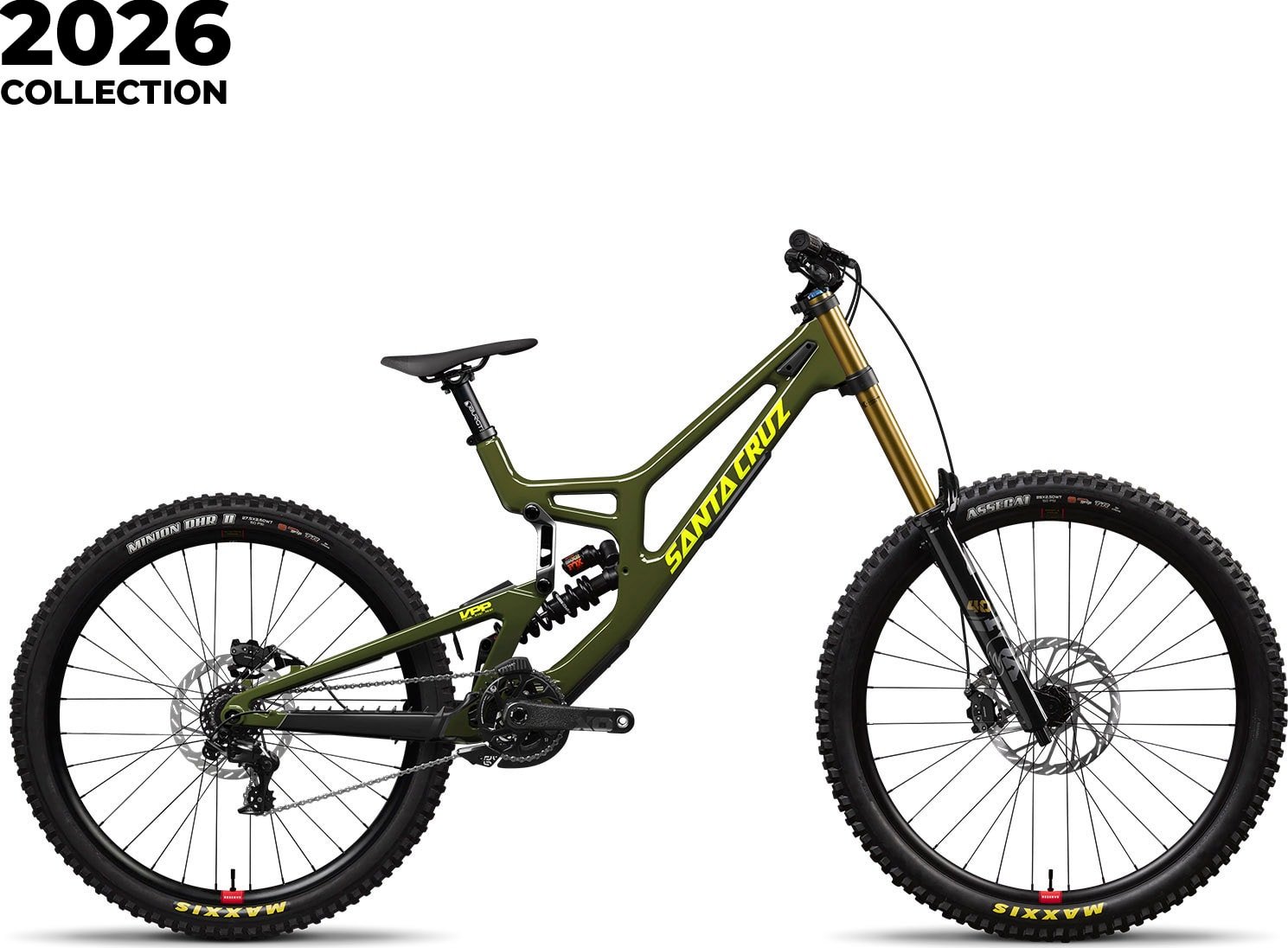 MTB kolo Santa Cruz V10 CC DH X01 MX gloss kelp green M 2026 - Odesíláme do 24 hodin