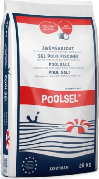 ZOUTMAN POOLSEL, Bazénová sůl k výrobě chloru elektrolýzou certifikovaná BPR 528/2012 Balení: 25 Kg