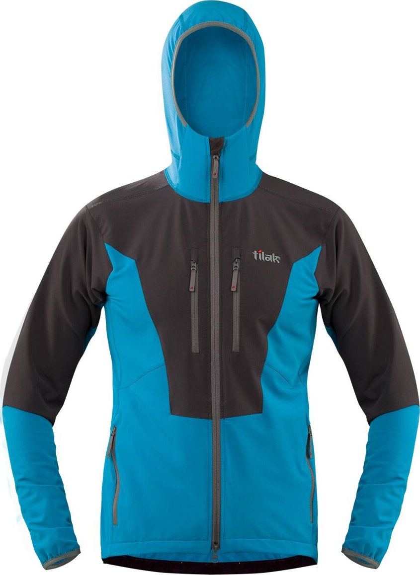 Pánská softshellová bunda Tilak Trango Hooded M turkish tile/carbon