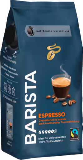 Tchibo Barista Espresso 1 kg, zrnková káva
