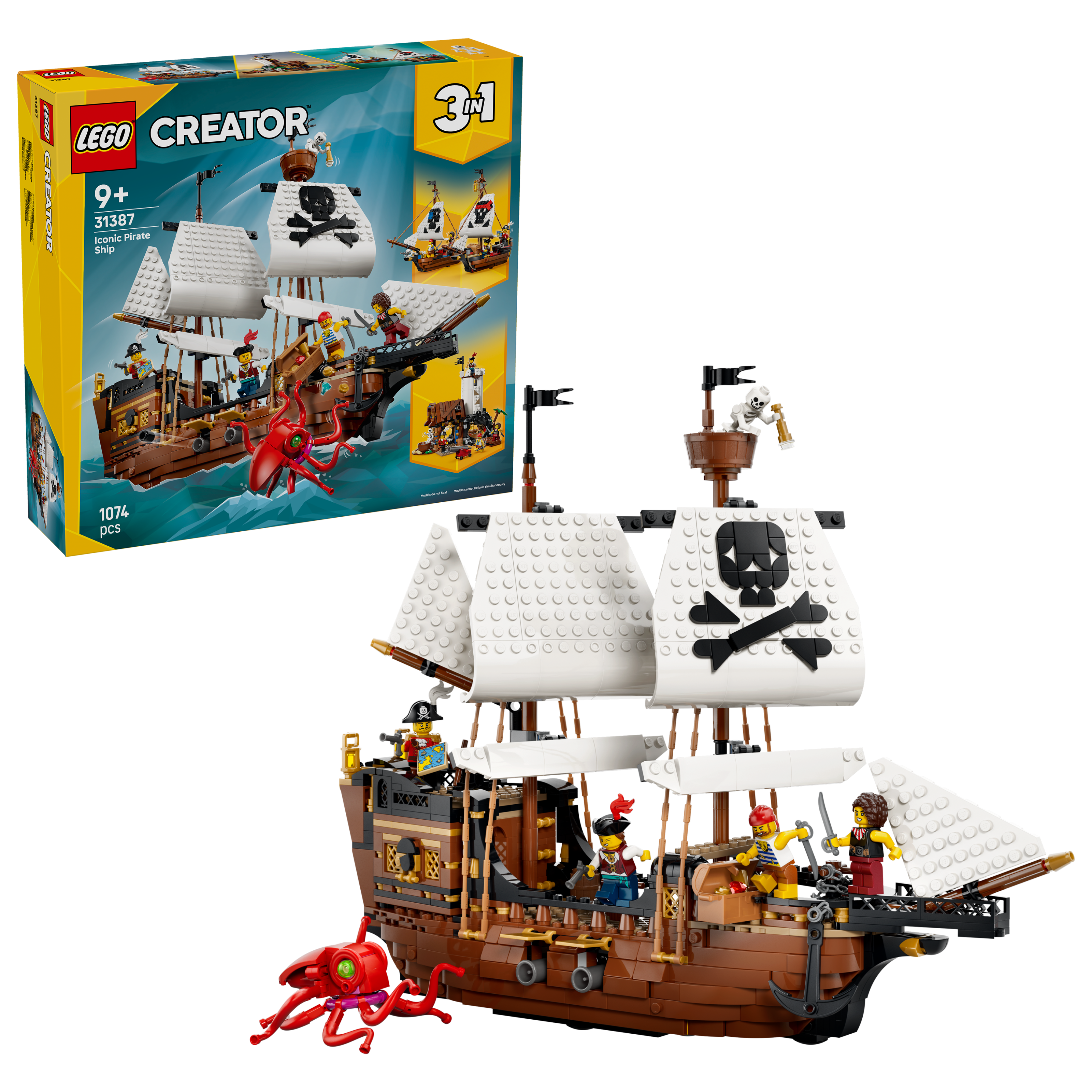 LEGO® Creator 31387 Kultovní pirátská loď