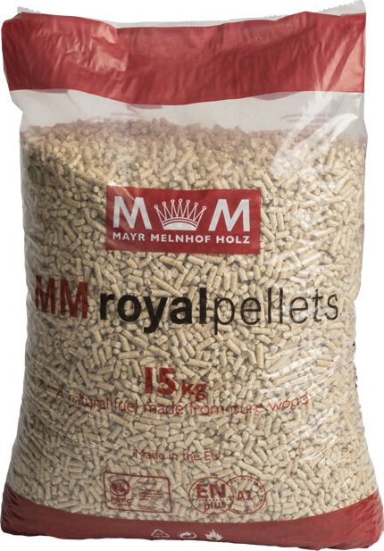 Dřevěné pelety MM Royal Pellets Hmotnost: 1050 kg / paleta