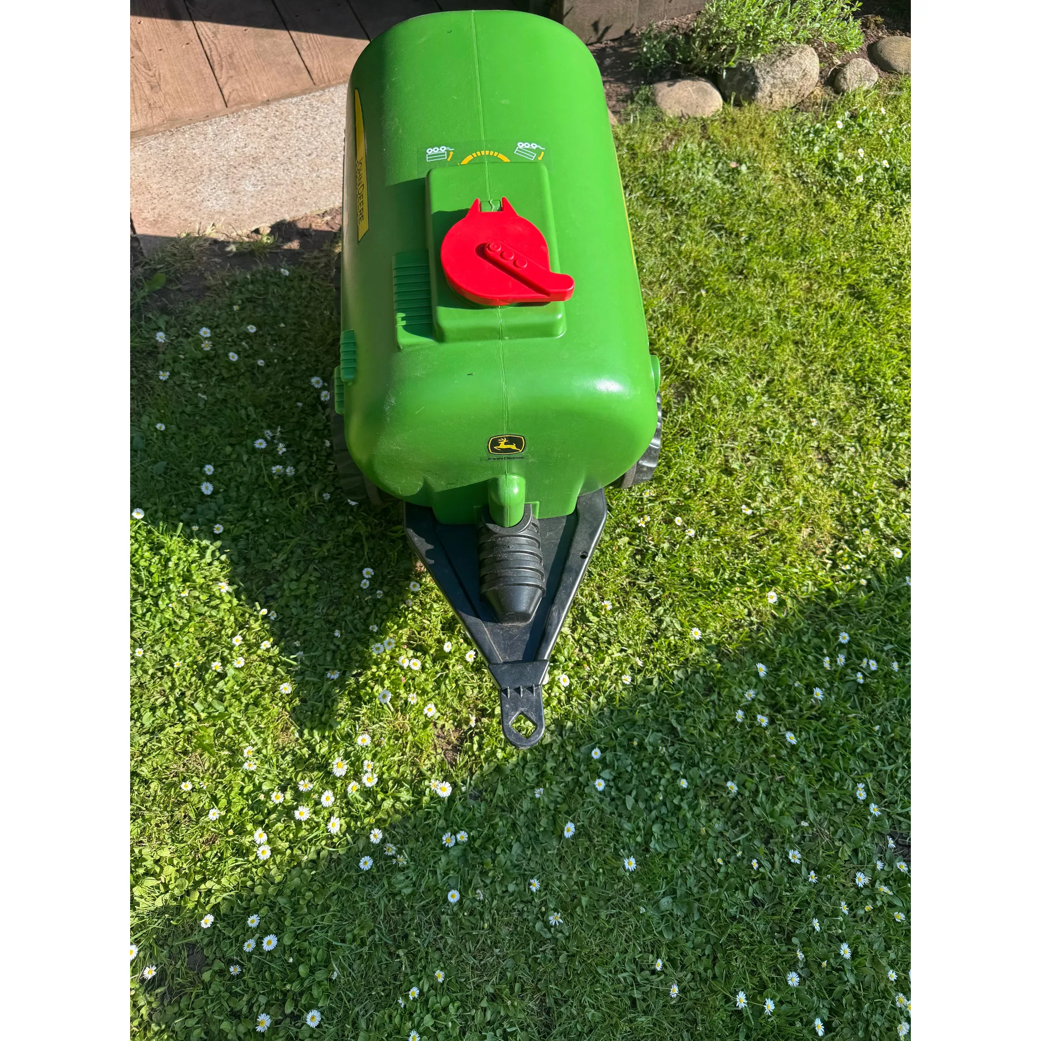 Fotografie 4 - Dětské šlapadlo Rolly Toys John Deere Tanker cisterna s pumpou a sříkačkou zelená