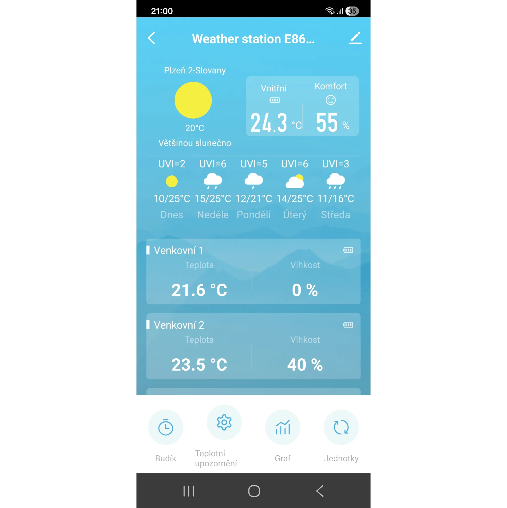 Fotografie 7 - Meteostanice EMOS GoSmart E8610 černá